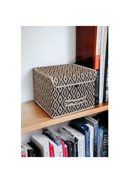 Bohe Çok Amaçlı Kapaklı Kutu Mini Raf Düzenleyici modelleri