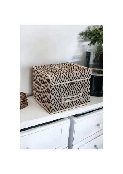 Bohe Çok Amaçlı Kapaklı Kutu Mini Raf Düzenleyici fırsatları