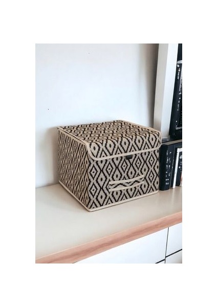 Bohe Çok Amaçlı Kapaklı Kutu Mini Raf Düzenleyici indirimleri