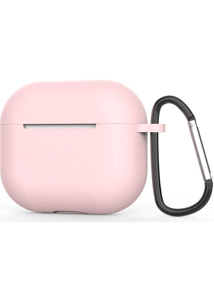 - Apple Airpods 3. Nesil - Kılıf Darbelere Karşı Dayanıklı Standart Silikon Kılıf - Pembe - T21673