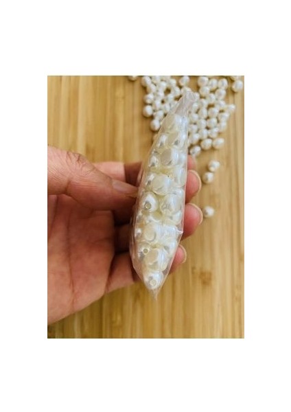 Üçgen Şekilli Barok Inci. 25GR. Tahmini 100 Adet. Krem. modelleri