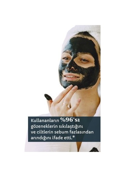 Charcoal Arındırıcı Siyah Nokta Karşıtı Gözenek Sıkılaştırıcı Işıltı Veren Kil-Kömür Maske 100ML fiyatları