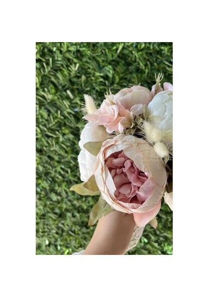 Pembe Şakayık Gelin Çiçeği - Şakayık Gelin Buketi- Gelin Çiçeği fırsatları