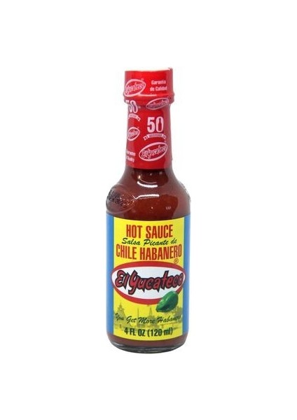 El Yucateco Hot Sauce Chıle Habanero Kırmızı Sos 120 ml