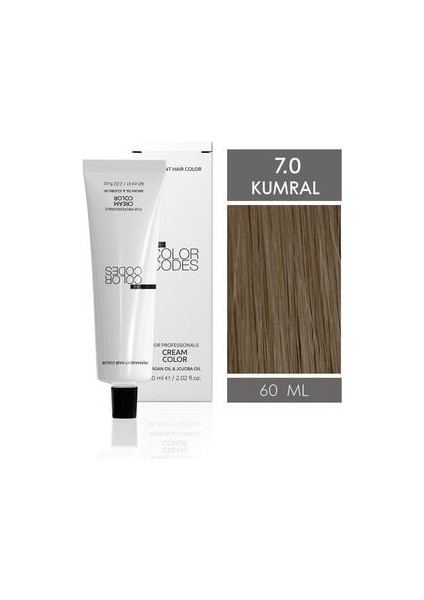 Cream Color Saç Boyası 7.0 Sarı 60ML