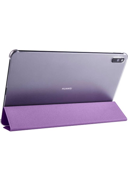 Matepad 11 2021 Kılıf Smart Cover Standlı 1-1 Kılıf Mor