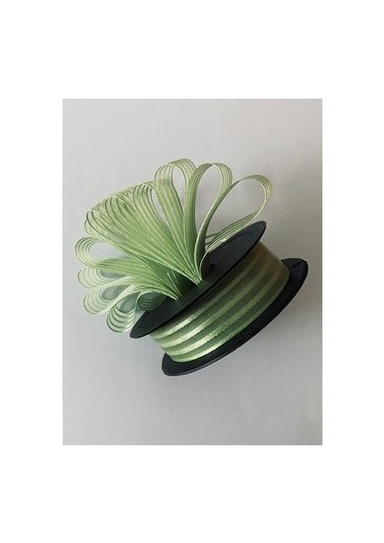 Çizgili Şifon Kurdele (Kurdale) 2.5cm x 20METRE. Renk No:15