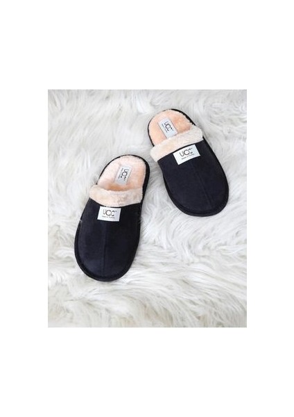 Ucc Içi Kürklü Ev Terliği