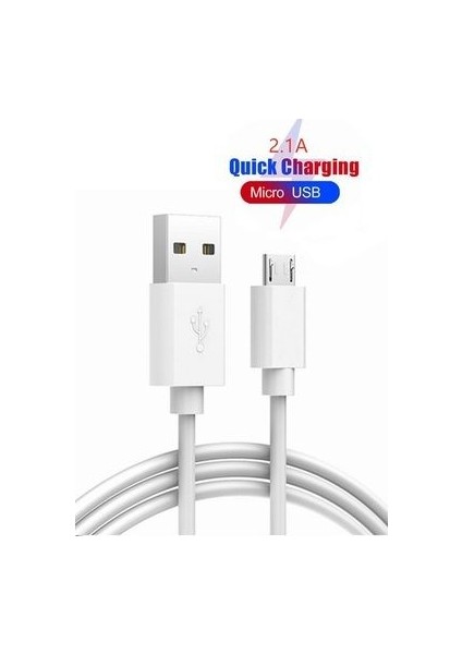 Huawei P Smart+ 2019 / P Smart+ Plus Uyumlu Micro USB Şarj Data Kablosu
