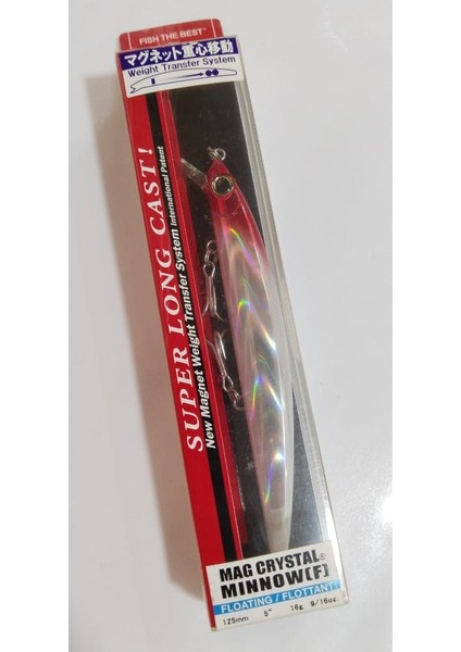 Mag Crystal Minnow F1130 Floating 125 mm 16 gr Suni Yem - C5