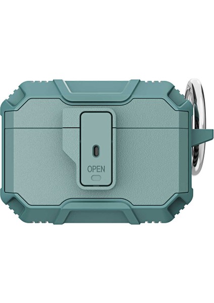 - Apple Airpods Pro - Kılıf Darbelere Karşı Dayanıklı Koruyucu Silikon Kılıf Airbag 27 - Yeşil - T21729