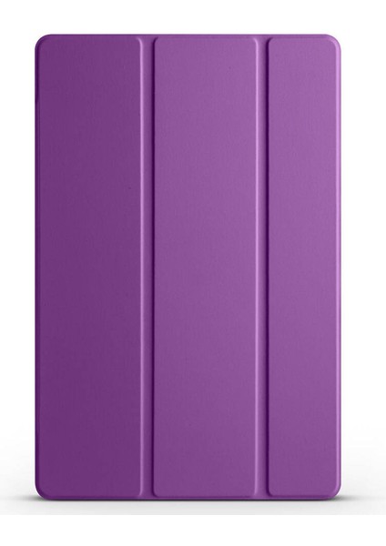 Galaxy Tab A9+ Plus 11.inç SM-X210 Kılıf Smart Cover Standlı 1-1 Kılıf Mor