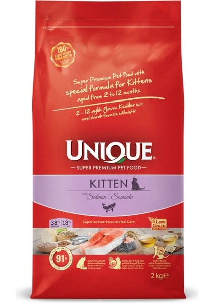 Somonlu Yavru Kedi Maması 2 kg Kitten Cat With Salmon