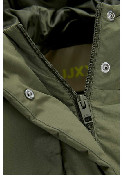 Jxworld Puffer Jacket Yeşil Kadın Mont