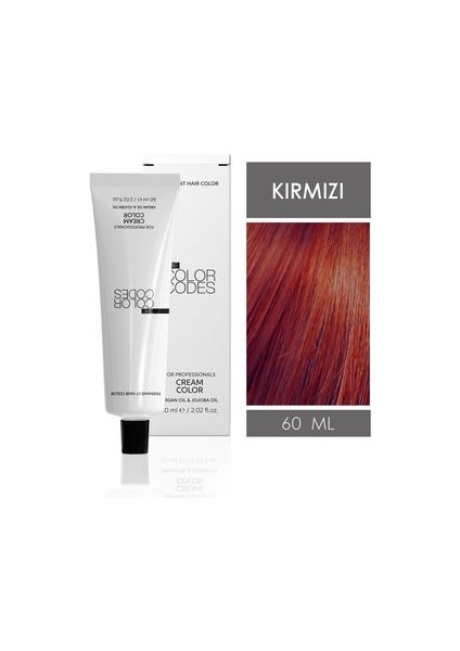 Cream Color Saç Boyası Kırmızı 60ML