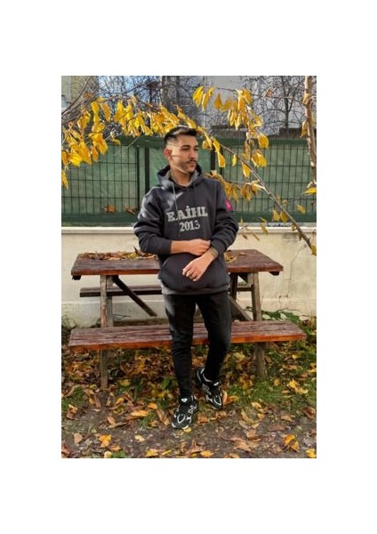 Unisex Eaihl 2013 Nakışlı Baskılı Içi Polarlı Oversize Kapüşonlu Kolej Hoodie Sweatshirt modelleri