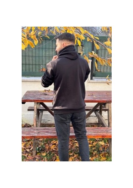 Unisex Hfzmtal Nakışlı Baskılı Içi Polarlı Oversize Kapüşonlu Kolej Hoodie Sweatshirt modelleri