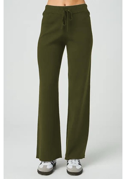 Haki Beli Ayarlanabilir Geniş Paça Pantolon MG2089 indirimleri