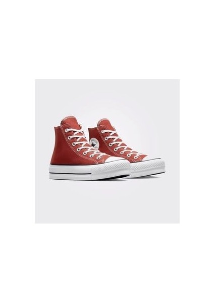 CTAS/A06896C Converse Chuck Taylor All Star Lift Platform Kadın Kırmızı Sneaker