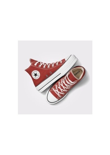 CTAS/A06896C Converse Chuck Taylor All Star Lift Platform Kadın Kırmızı Sneaker
