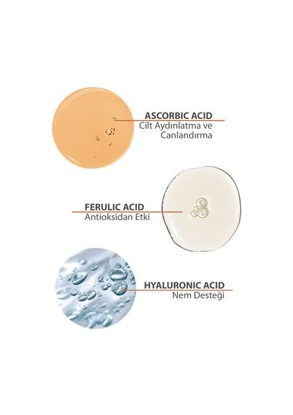 C Vitamini Aydınlatıcı Cilt Bakım Serumu 30 ml (Ascorbic Acid %20 Ferulic Acid %0.5) fırsatları
