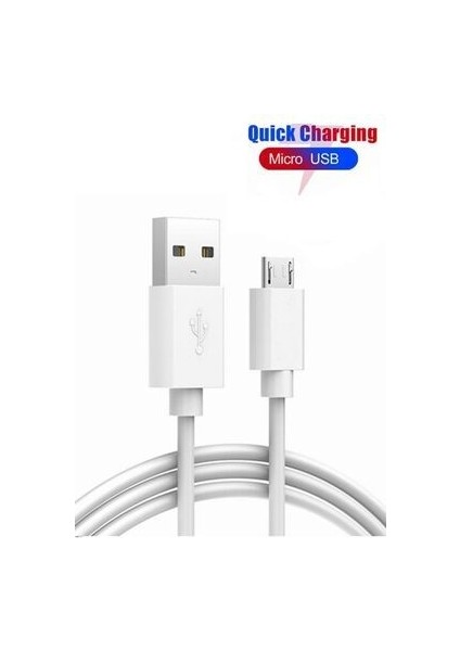 Samsung Galaxy J7 Prime 2 Uyumlu Micro USB Hızlı Şarj Kablosu
