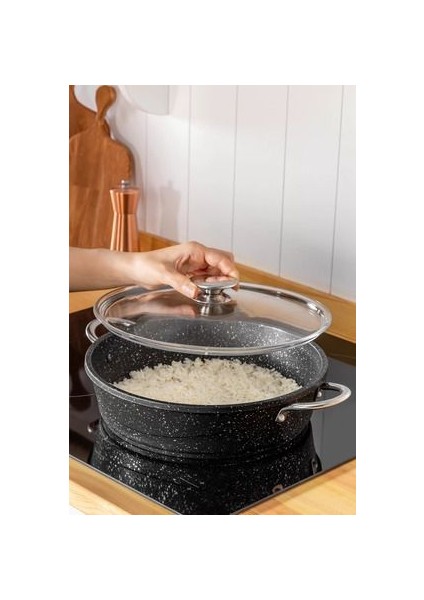 Alkar Döküm Granit Tencere 24 cm