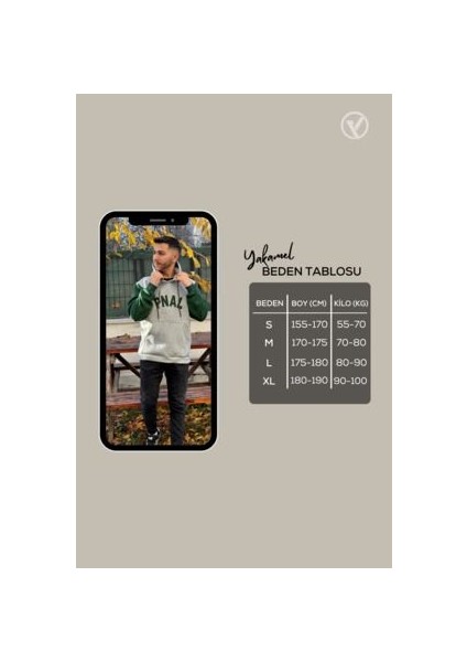 Unisex Pnal Nakışlı Baskılı Içi Polarlı Oversize Kapüşonlu Kolej Hoodie Sweatshirt indirimleri