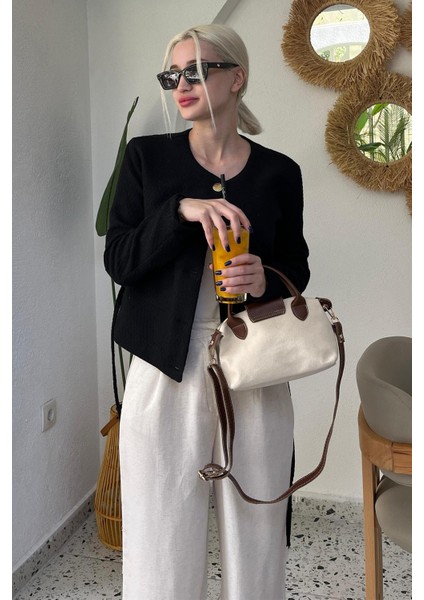 Siyah Kemerli ve Dokulu Kadın Ceket MG2209 fiyatları