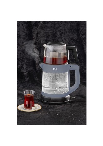 Glassdem Cam Demlikli Çay Makinesi