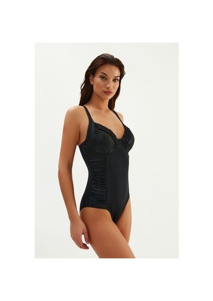 Siyah 2279ESMY Balenli Toparlayıcı Mayo fiyatları