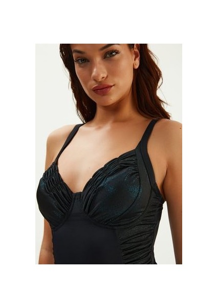 Siyah 2279ESMY Balenli Toparlayıcı Mayo modelleri