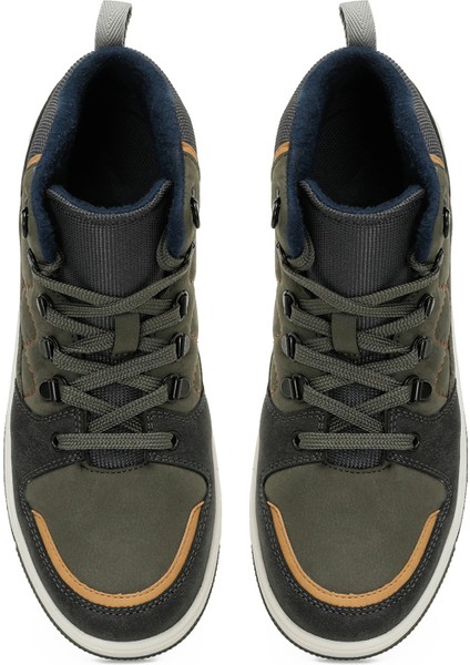 Layın Hı G 4pr Haki Erkek Çocuk High Sneaker