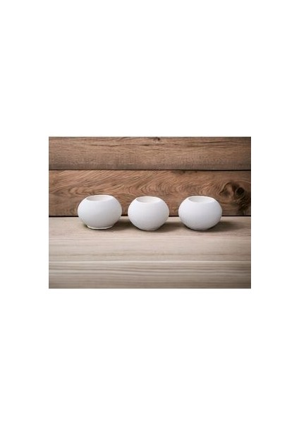 3 Lü Beton Tealight Mumluk fiyatları