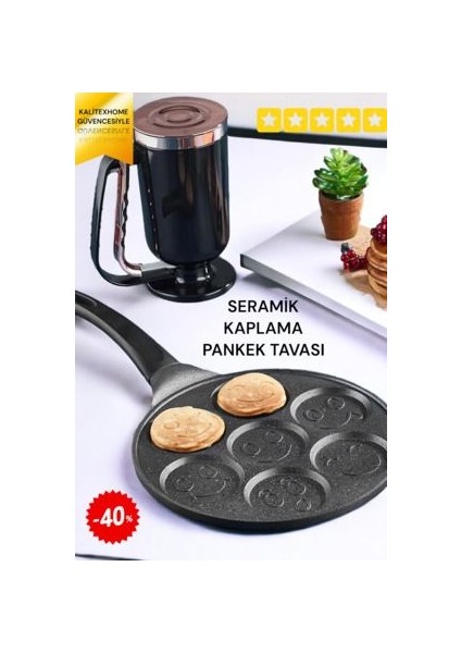 Emoji Pankek Tavası Pankek Tavası modelleri