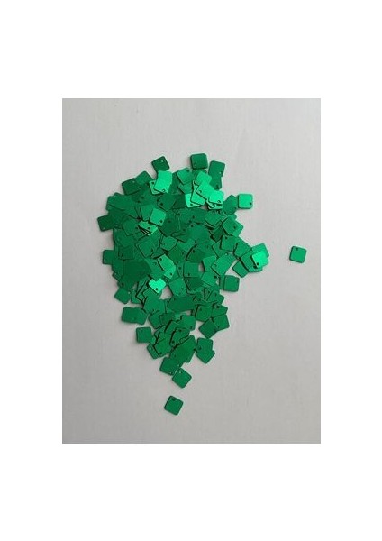 Oya,havlu, Halay Mendili Yan Delikli Kare El Işleme Pul Yeşil 8mm 20GR. Tahmini 680 Adet