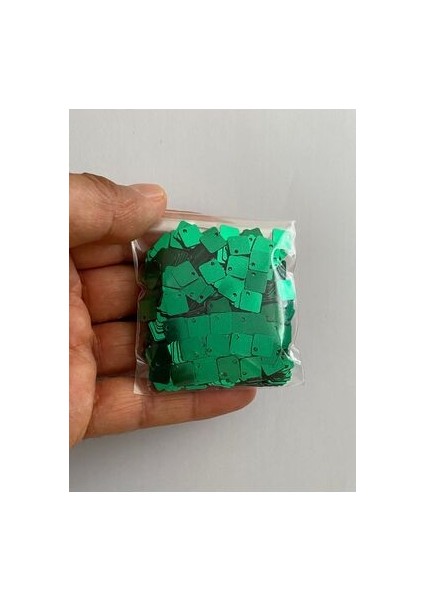 Oya,havlu, Halay Mendili Yan Delikli Kare El Işleme Pul Yeşil 8mm 20GR. Tahmini 680 Adet fiyatları