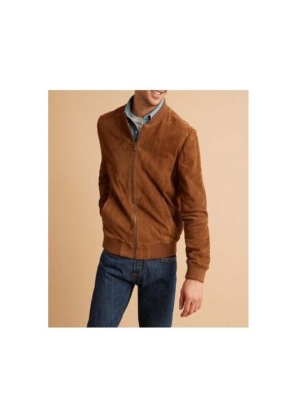 Erkek Kahverengi Süet Ceket