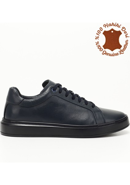 Gön Platinum Hakiki Deri Bağcıklı Erkek Günlük Sneaker 31641