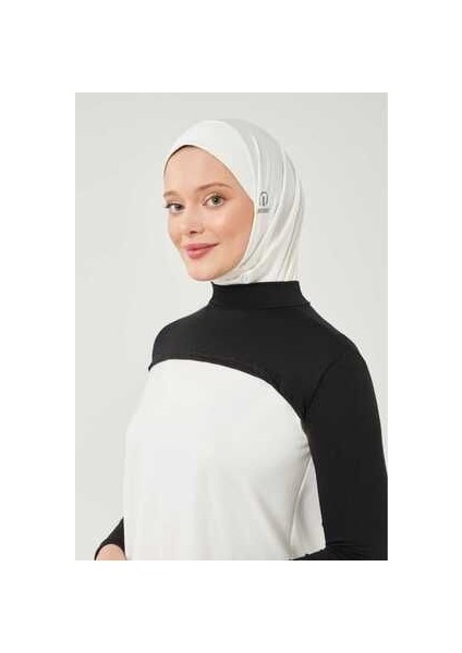 Melodi Scarf Balıkçı Yakalı Boyunluklu Kolluk Siyah