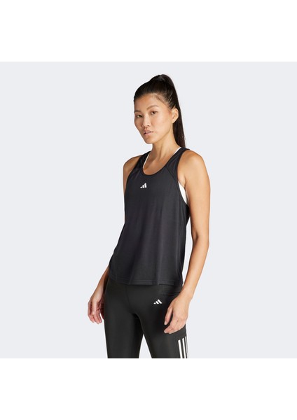 Train Essentials Minimal Branding Racerback Kadın Siyah Antrenman Atleti