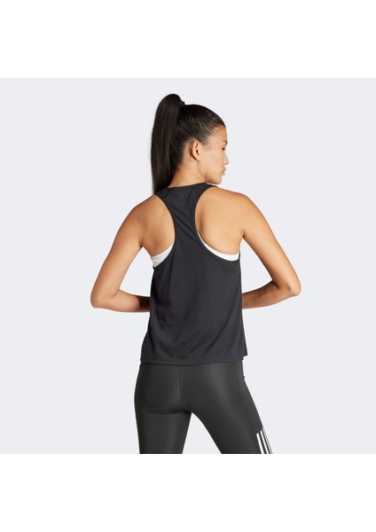Train Essentials Minimal Branding Racerback Kadın Siyah Antrenman Atleti