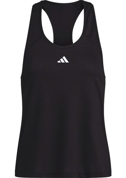 Train Essentials Minimal Branding Racerback Kadın Siyah Antrenman Atleti