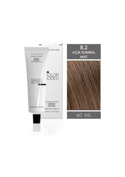 Cream Color Saç Boyası 8.2 Açık Sarı Küllü Inci 60ML