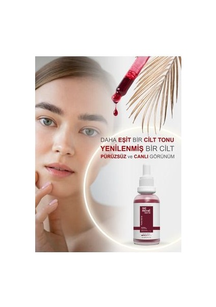 Canlandırıcı & Gözenek Sıkılaştırıcı Kırmızı Peeling Cilt Serumu 30 ml (Aha 10% + Bha 2%) fiyatları
