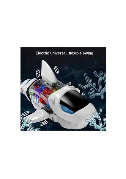 Müzikli ve Işıklı Oyuncak Robot Köpek Balığı Eğitici Oyuncak indirimleri