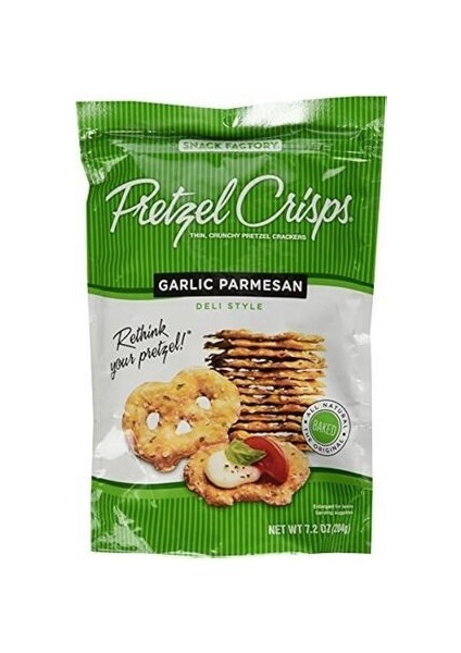 Snack Factory Pretzel Crisps Garlıc Parmesan Delı Style Cips 204 gr