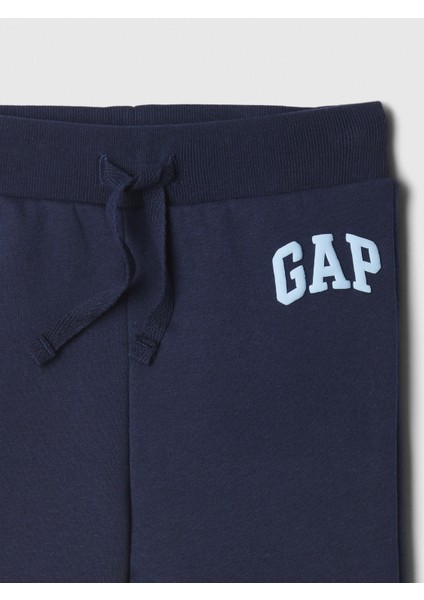 Erkek Bebek Lacivert Gap Logo Straight Leg Pull-On Fleece Eşofman Altı fiyatları