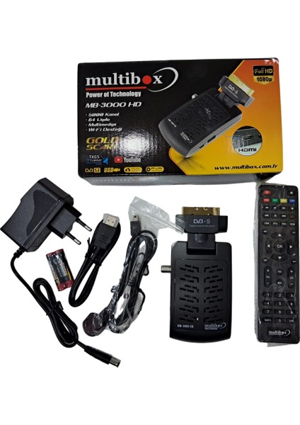 Multibox MB-3000 Hd Mini Skart Uydu Alıcısı