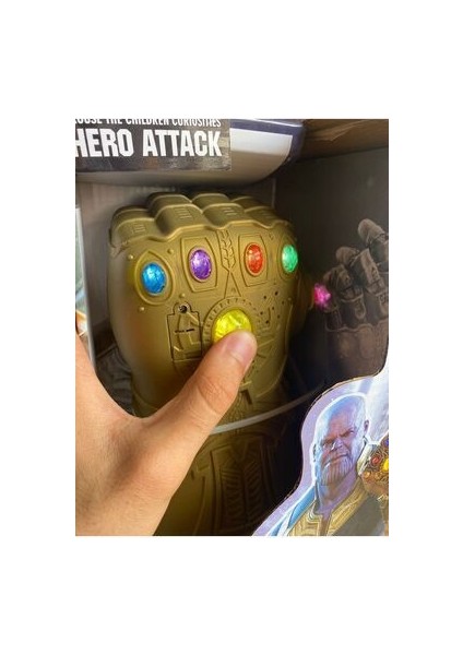 Thanos Oyuncak Işıklı Sesli Eldiveni - Sonsuzluk Eldiven Taşlı Thanos Eldiveni Giyilebilir indirimleri